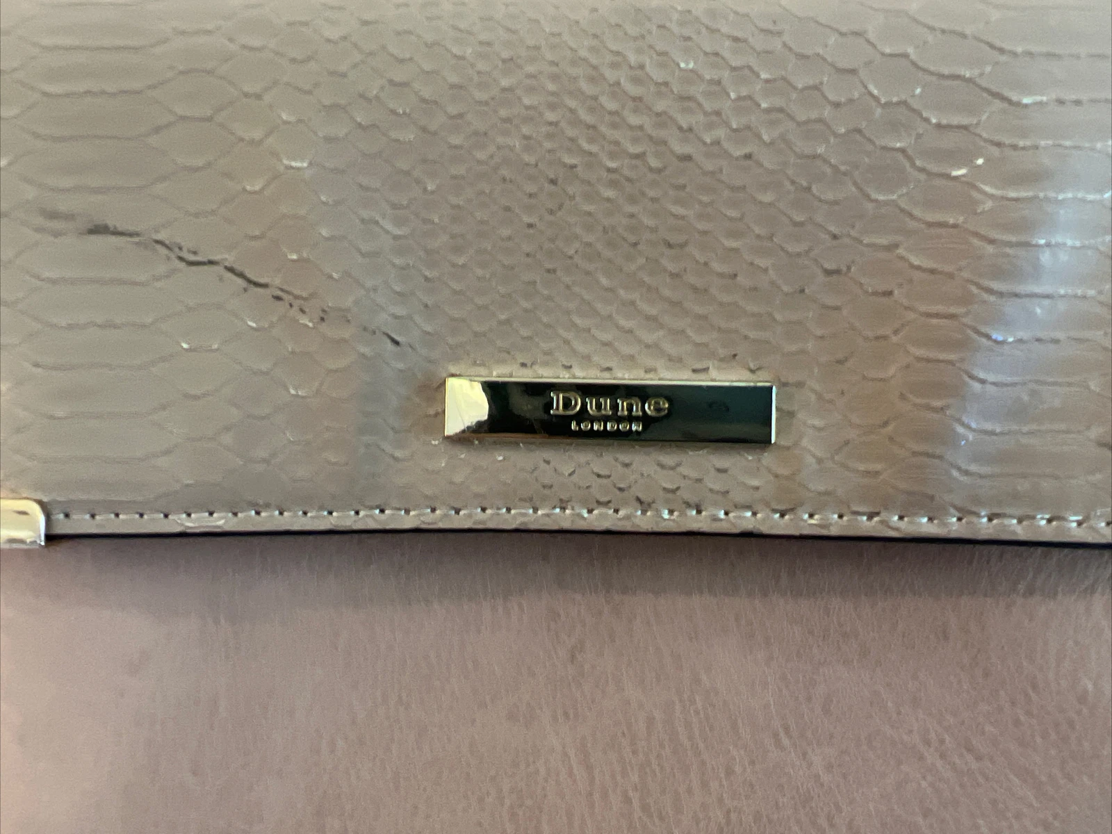 Dune London Structured handbag Light Pink Pink Purse Over The Shoulder