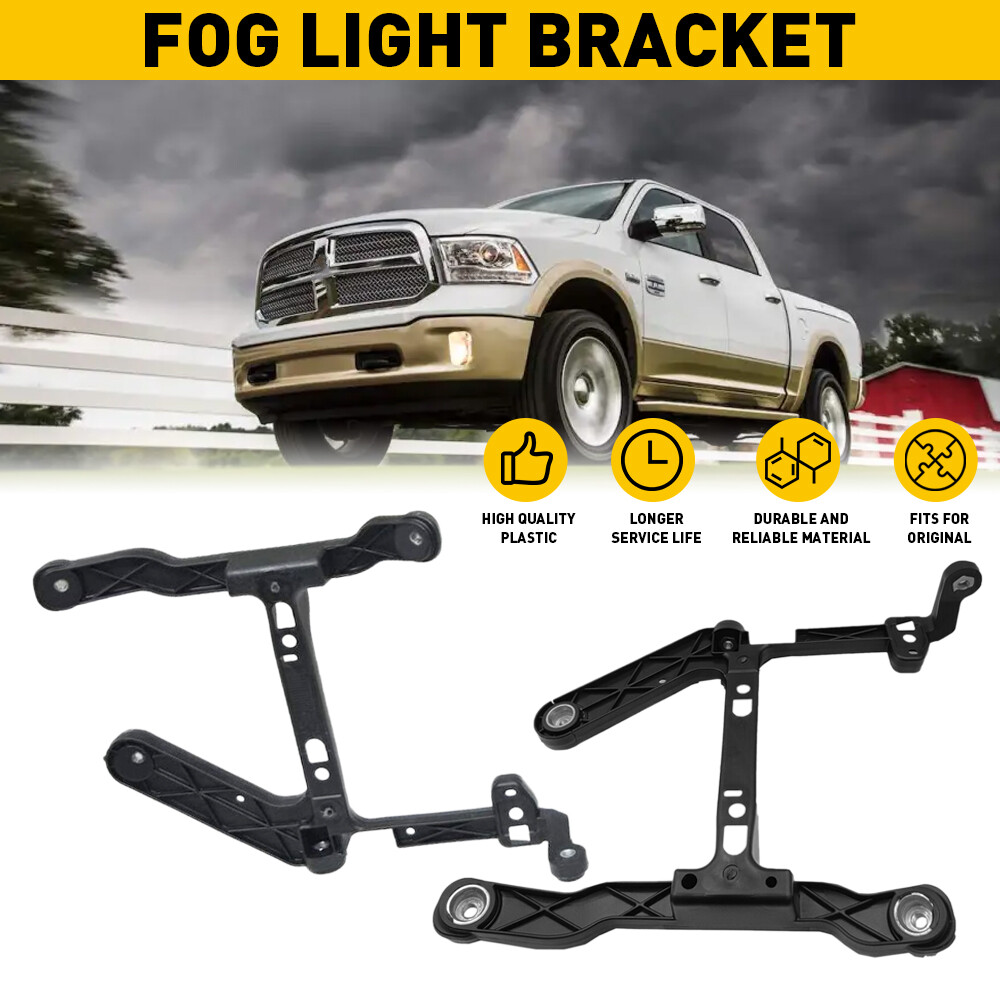 Front Driver & Passenger Side Fog Light Bracket Fit for Dodge Ram 1500 2013-2022