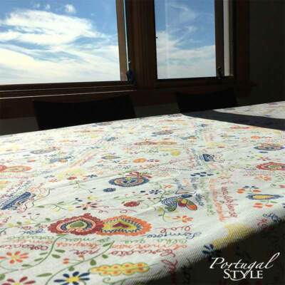 Portuguese Sweetheart 100% Cotton Tablecloth Made in Portugal Ships Free From US