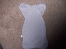 3-Way Wearable Swaddle Blankets Sleep Sacks S  0-3 Months, 5-14 lbs , Grey