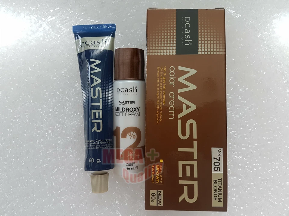 Dcash Hair Dye Permanent Color Punk Goth Emo Elf Silver Titanium Blonde MG705 - Image 3 of 3