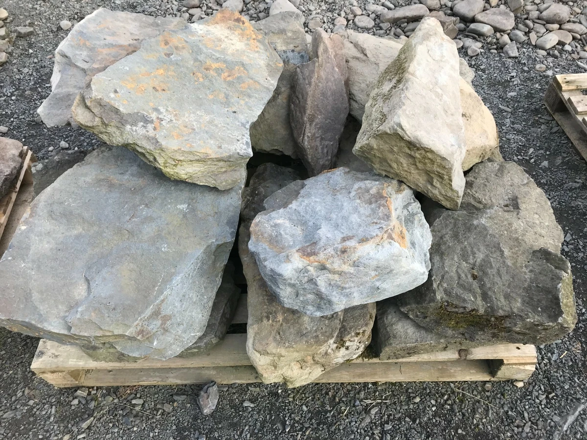 Welsh Natural Rockery Stones LARGE Landscaping Water Feature 20 stones