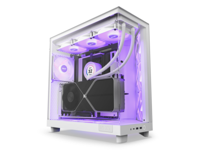 NZXT H6 FLOW RGB Compact Dual-Chamber Mid-Tower Airflow Case
