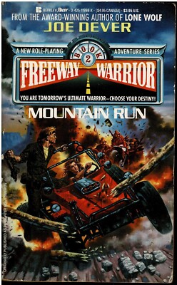 Joe Dever - Freeway Warrior 2 - Mountain Run - US Edition - B+/A-/B+