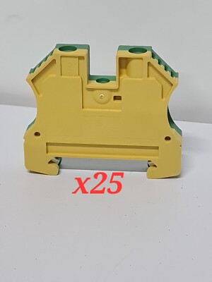 Trade Pack Restposten 25x Weidmüller Reihenklemme Hutschiene 2 Positionen 60mm WPE 10