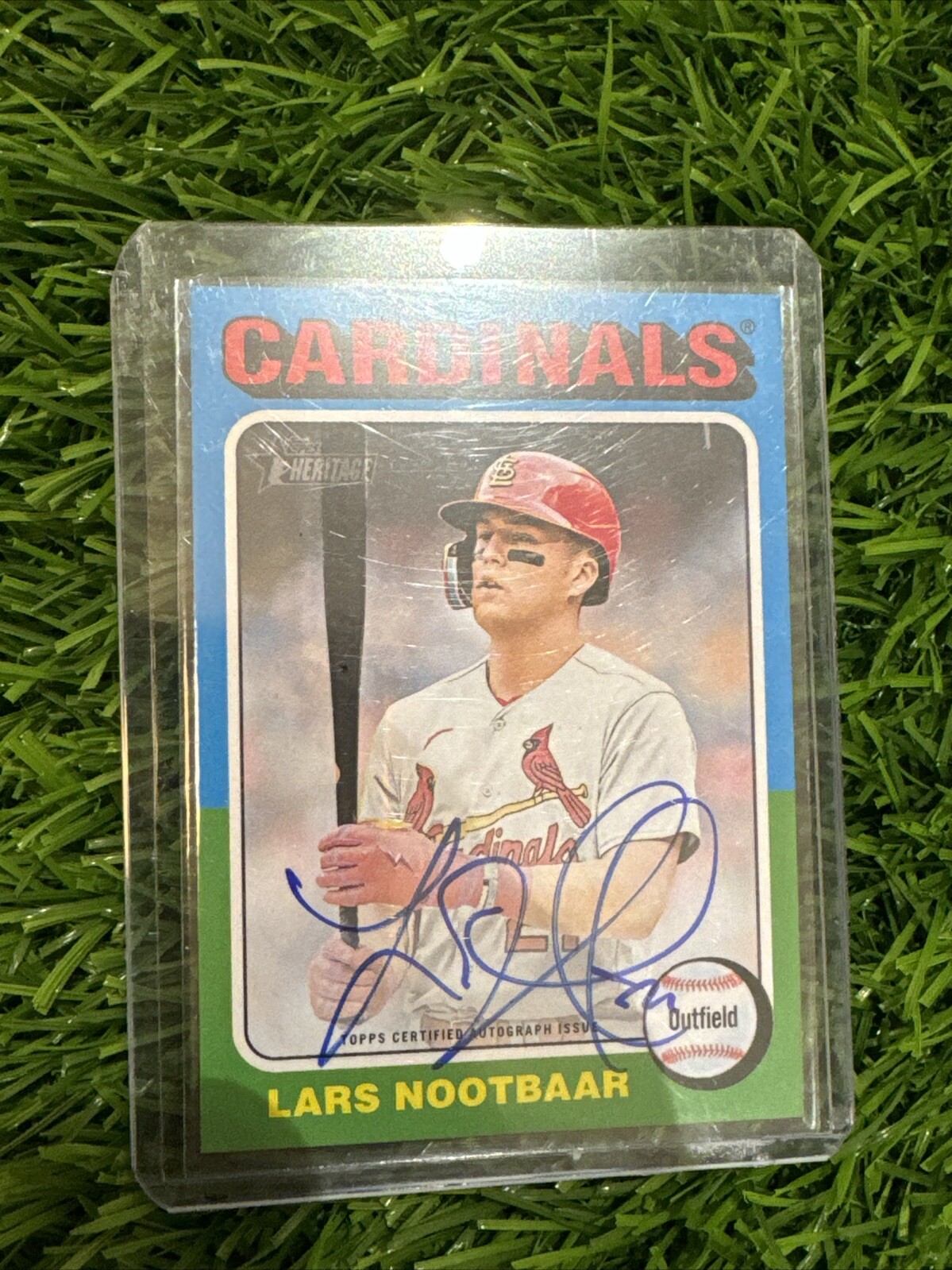 LARS NOOTBAAR 2024 TOPPS HERITAGE REAL ONE AUTOGRAPH AUTO