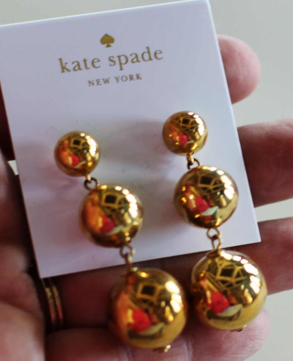 kate spade new york golden girl yellow gold plated triple