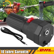 Grill Drehspieß Motor Grillmotor Elektrischer BBQ Braten Halterung Zubehör DE