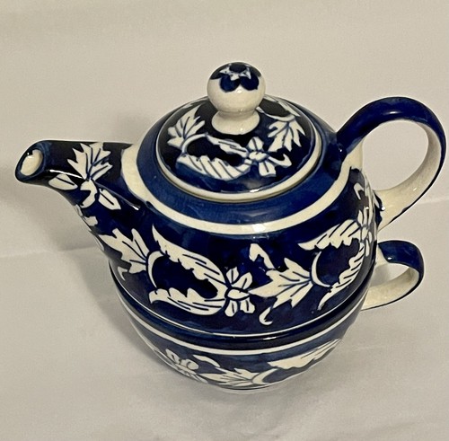 Vintage stapelbare Teekanne und Tasse - Bild 6 von 6