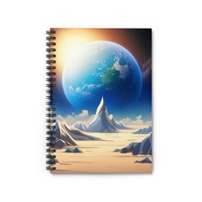 Spiral Notebook - Ruled Line, Celestial Journal, blank journal,