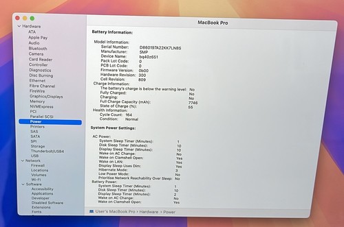 Apple MacBook Pro A2141 2019 16" Core i9-9980HK 2,4 GHz 1 To / 32 Go - AT03 - Photo 11/12