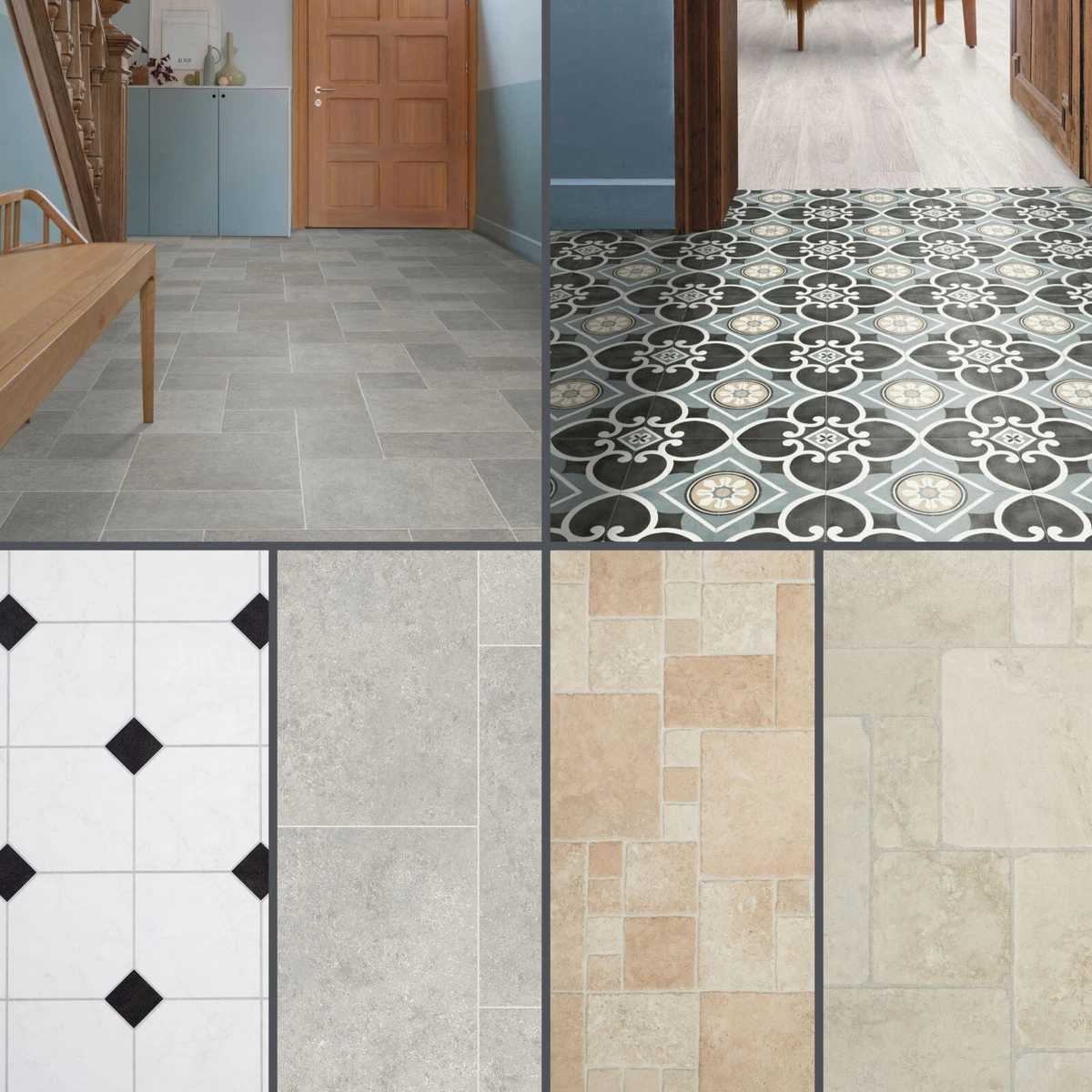 Tile Effect Vinyl Flooring Roll edu.svet.gob.gt