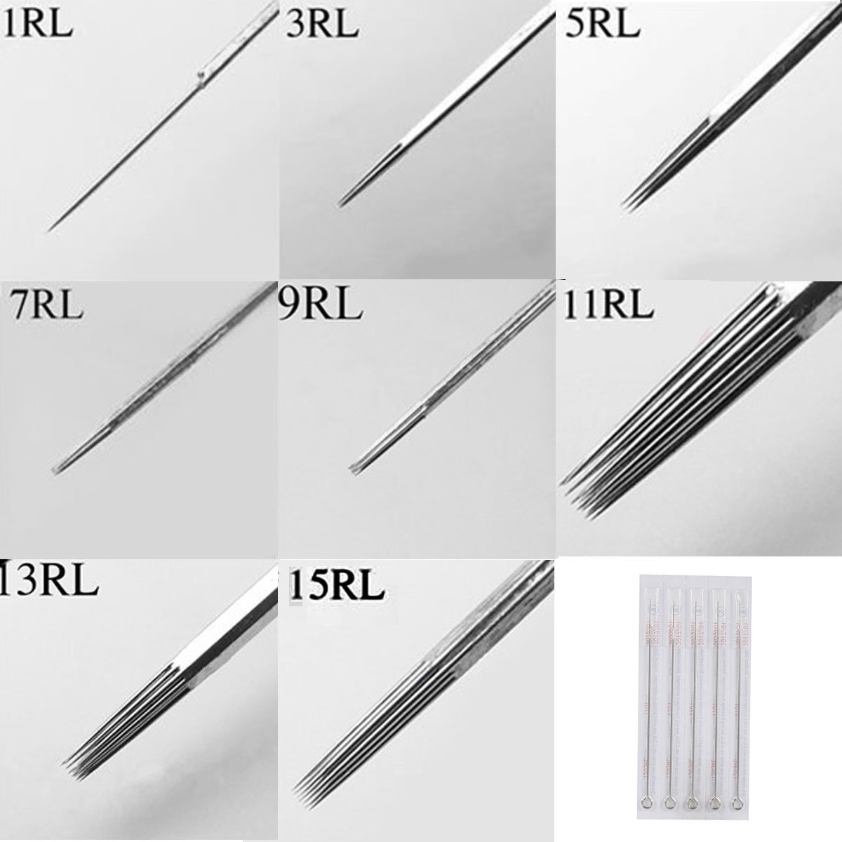 Lot De 50 Aiguilles Pour Machine à Tatouer - Haute Qualité Magnum Tattoo Supplies - Professionnel