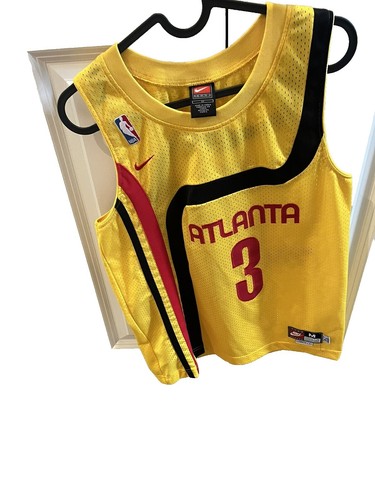 Nike Mens Atlanta Hawks Shareef Abdur-Rahim #3 Basketball Jersey