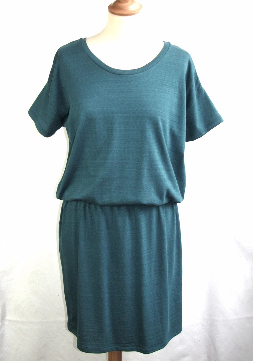 SESSUN ROBE M. COURTES MOD LE ESPERANZA COTON BLEU TAILLE M 38