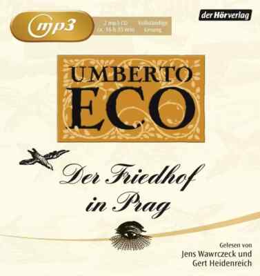 Der Friedhof in Prag: mp3-Ausgabe von Eco, Umberto | Buch | Zustand NEU OVP