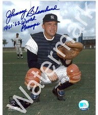 Johnny Blanchard  New York Yankees 8x10 Auto Signed MLB Baseball Photo (J)
