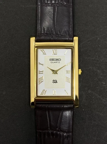 Vintage Seiko Slim Quartz Gentlemen's Wrist Watch - ( FREE SHIPPING )