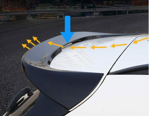 Fit For BMW X1 F48 2016 2017-2021 Wing Flap 1PCS Rear Trunk Spoiler ABS Black - Picture 5 of 7