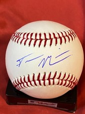 TREVOR MARTIN AUTOGRAPHED SIGNED BASEBALL TAMPA BAY RAYS COA