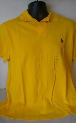 Polo Ralph Men's collared shirt in yellow Size L | eBay