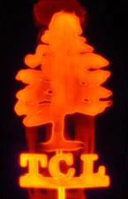 AEROLUX "TALL CEDARS OF LEBANON" GLOWLAMP, WORKING PERFECTLY!