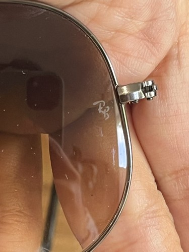 Ray-Ban Aviator Sunglasses RB3025 58-14mm Gradient Lens - Picture 9 of 10