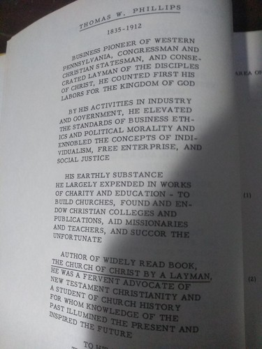 History Thomas W. Phillips Memorial Church Of Christ Book 1958 Nashville TN - Picture 7 of 12