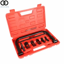 Auto Valve Spring Compressor C-Clamp Tool Kit For Motorcycle, ATV, Car Engines
