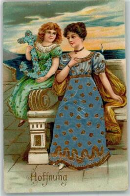 39679832 - Hope Women Anchor A.S.B. 339 forget-me-not 1911