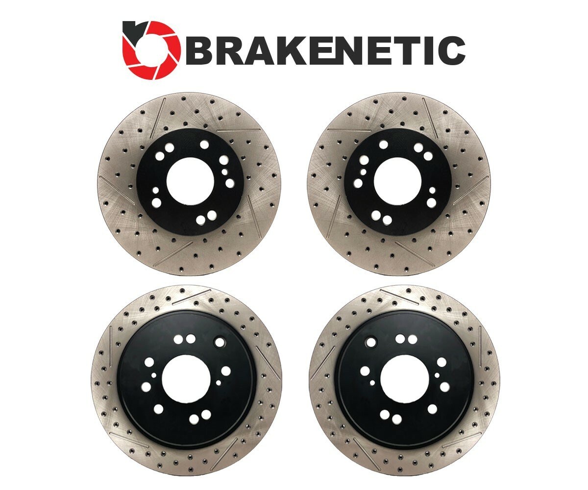 F&R BRAKENETIC Premium Drill Slot Brake Rotor 26mm Z32 300ZX