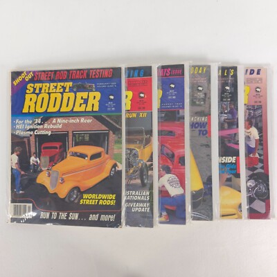 6 Street Rodder Magazine Issues Feb Dec 1989 Complete Hot Rod Coverage