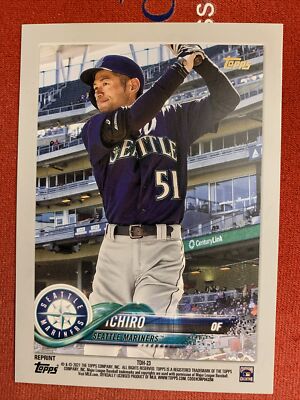 2021 Topps 2001 Rookie Reprint Ichiro Suzuki #TDH-23 RC Seattle