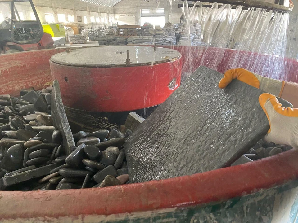 Natursteine Sandsteinplatten Steinplatten Terrassenplatten Sandsteine Antik Grau - Bild 3 von 4