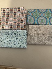 Fabric 100 cotton pieces total one Yard Quilt shop quality