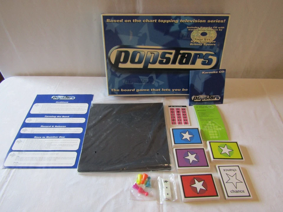 NEW POPSTARS THE BOARD GAME THAT LETS YOU BE A POP STAR 2002 - Image 3 of 3