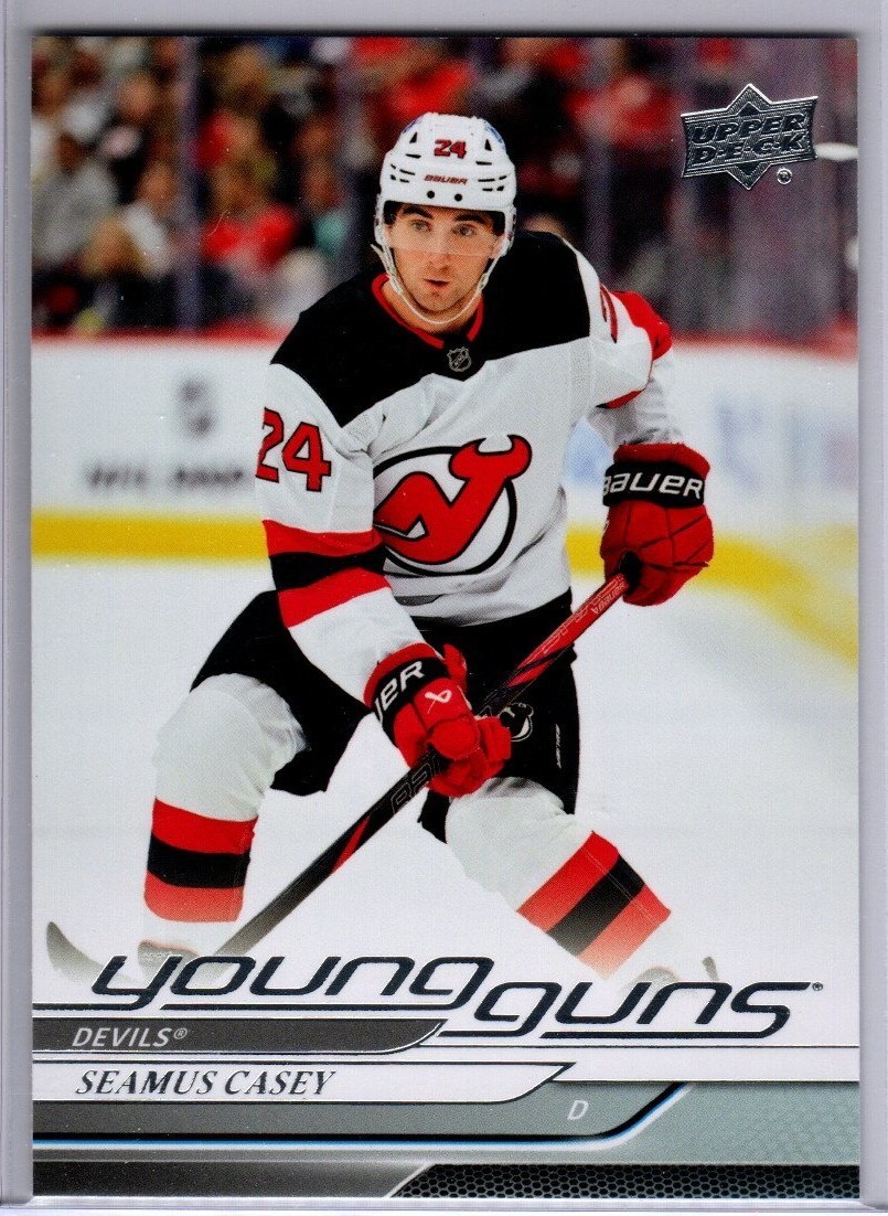 2024-25 Upper Deck Series 2 Seamus Casey Young Guns Card # 489