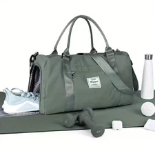 Gym Bag Womens,Travel Duffel Carry on Bag Sport Tote Bag Weekend Overnight Bag