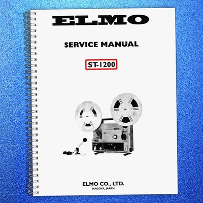 ELMO ST 12 Document Camera User Manual Operation Guide [*WIRE COIL BOUND]