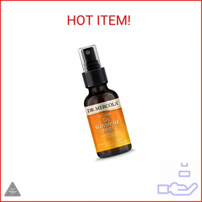 Dr. Mercola Vitamin D3 Sunshine Mist - Supports Immune & Joint Health - 5000 IU 