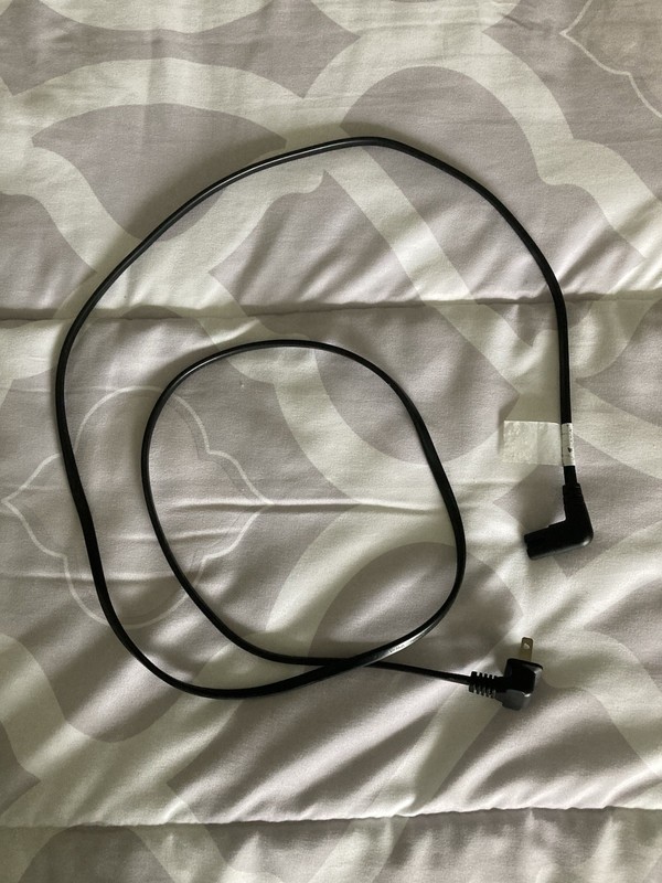 Genuine Samsung 5’ Power Cord For MOST model Plasma LED TVs 90 Degree Both Ends