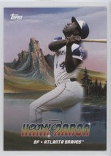 2023 Topps X Bob Ross The Joy of Baseball Peaks Power Hank Aaron #PK-9 HOF 04at