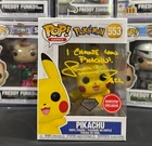 FUNKO POP 553 – Pokemon – PIKACHU Authentic Autograph w/ COA