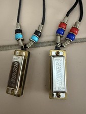 Hohner Mini Harmonica on Necklace Pocket Size /Miniature /Travel  Works 2