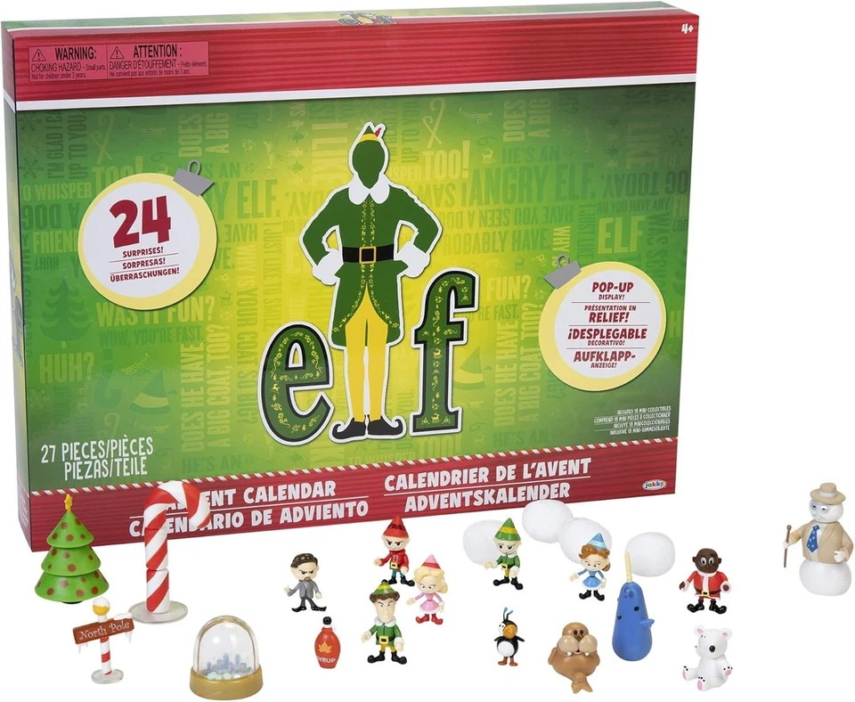 Elf Holiday Calendar with 24 Collectible Surprises - Image 4 of 4