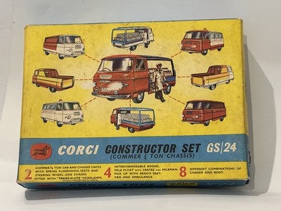 Corgi Constructor Set. Commer 3/4 Ton Chassis. Gift set No.24. 1963-68  1:43