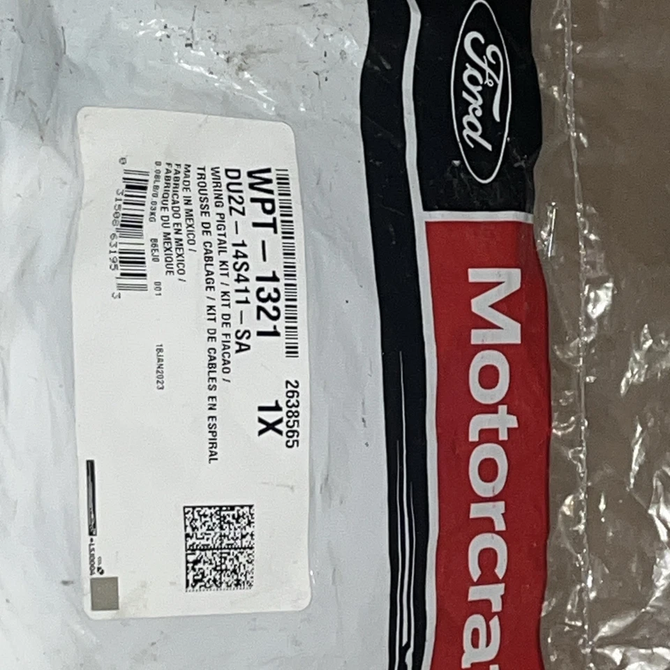 Chicote de fios Ford genuíno 2012-2014 Lincoln Navigator WPT-1321 DU2Z-14S411-SA - Imagem 2 de 3