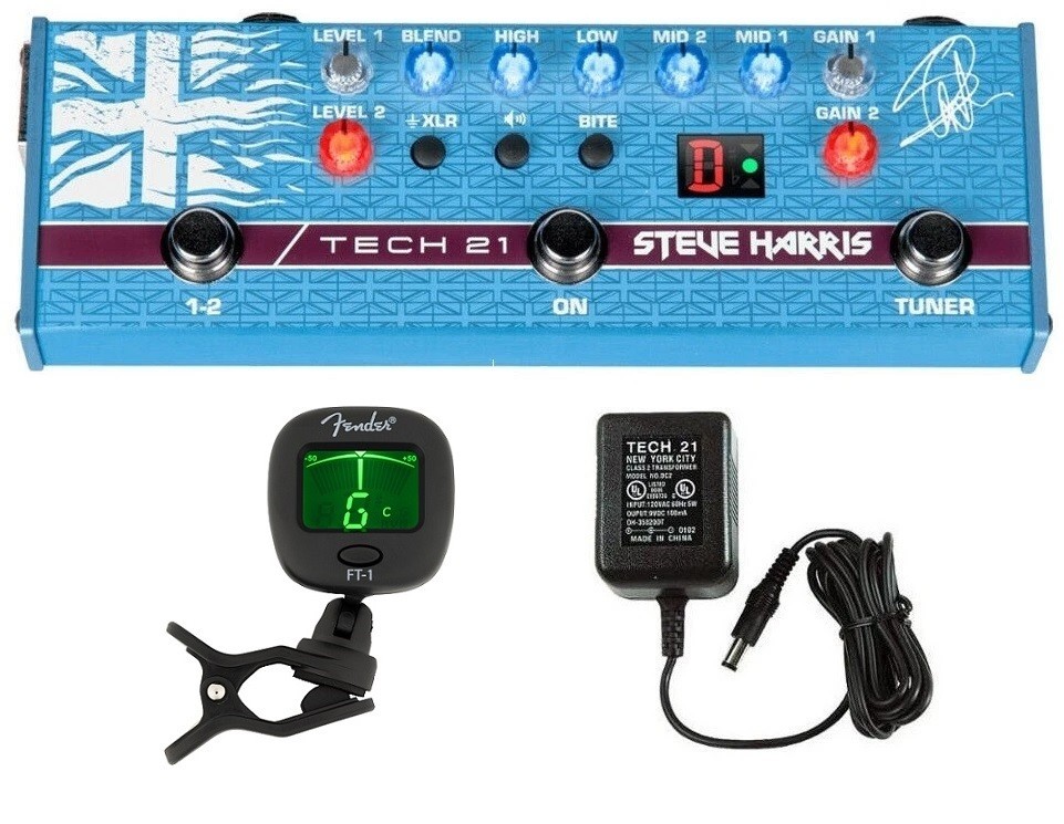 Tech 21 Steve Harris SH1 ベースエフェクター Tech 21 Steve Harris SH1 Signature SansAmp Bass Guitar Effects