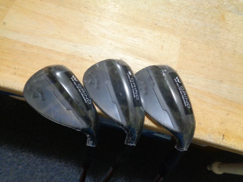 New CALLAWAY OPUS Black Shadow 52,56,60 Wedge Set IRON IRONS Wedges DG Mid 115 - Image 2 of 4