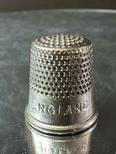 Vintage Metal England Thimble